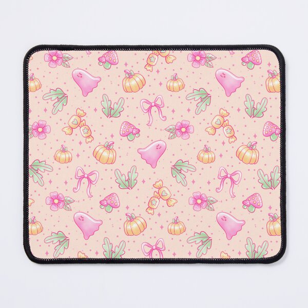 Item preview, Pastel Autumn Ghost Pattern – Cute Halloween Candycore Design designed and sold by Kalaidas-Art.