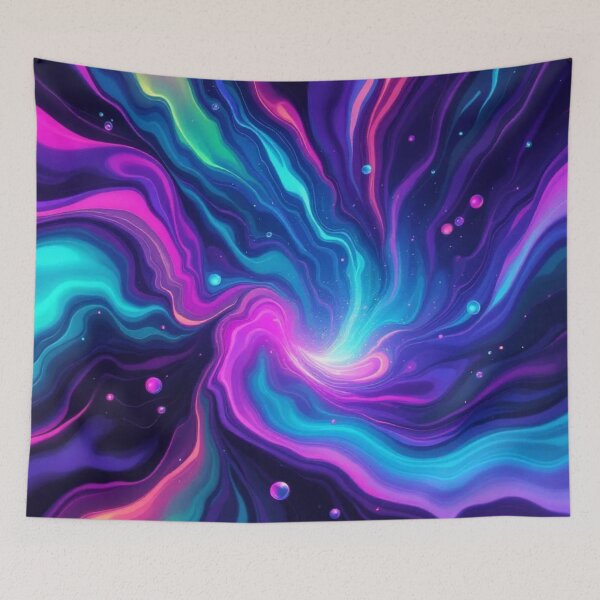 Item preview, A SWIRLING COSMIC WAVES designed and sold by Catalina Kate.