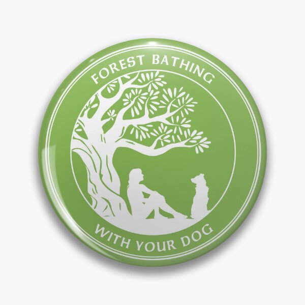 Item preview, Forest Bathing with Your Dog (White) designed and sold by NadineMazzola.