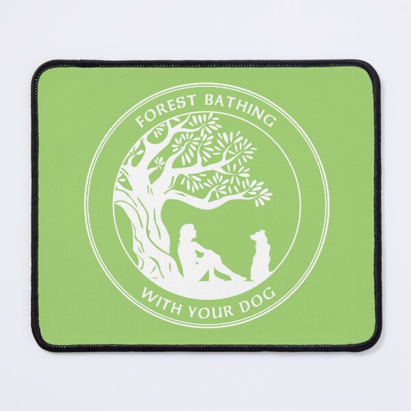 Item preview, Forest Bathing with Your Dog (White) designed and sold by NadineMazzola.