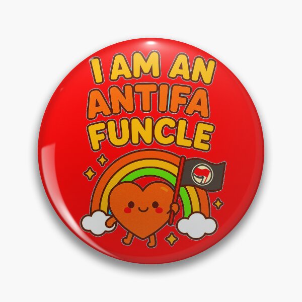 Item preview, I AM AN ANTIFA FUNCLE - Flag-Wavin’ FUNCLE - V3 designed and sold by WheelieGdArt.