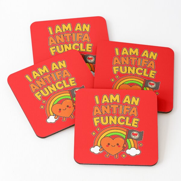 Item preview, I AM AN ANTIFA FUNCLE - Flag-Wavin’ FUNCLE - V3 designed and sold by WheelieGdArt.