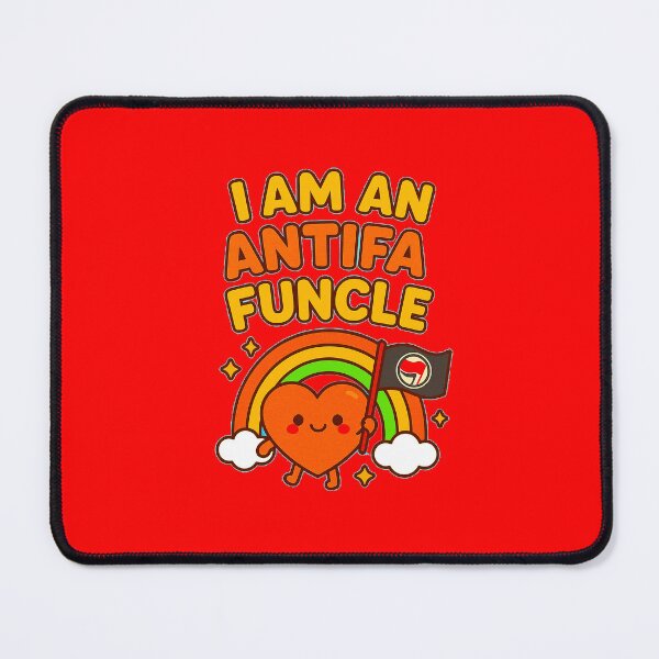 Item preview, I AM AN ANTIFA FUNCLE - Flag-Wavin’ FUNCLE - V3 designed and sold by WheelieGdArt.