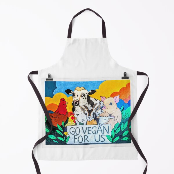 Item preview, Go Vegan For Us designed and sold by RobbiePotterArt.