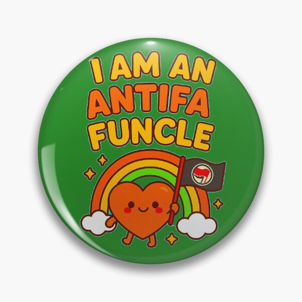 Item preview, I AM AN ANTIFA FUNCLE - Flag-Wavin’ FUNCLE - V4 designed and sold by WheelieGdArt.