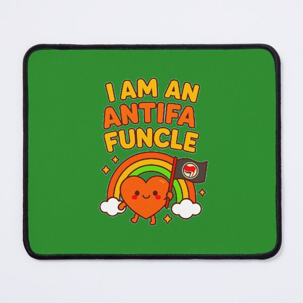 Item preview, I AM AN ANTIFA FUNCLE - Flag-Wavin’ FUNCLE - V4 designed and sold by WheelieGdArt.