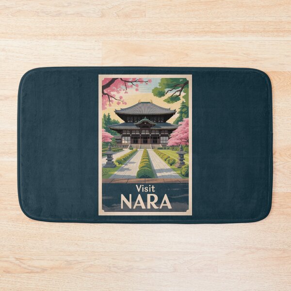 Item preview, Nara Japan Illustration Travel Art Vintage designed and sold by KrisSidDesigns.