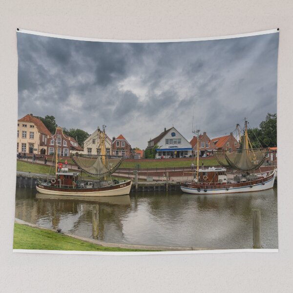 Item preview, Greetsiel Harbour designed and sold by DiFigianoPhoto.