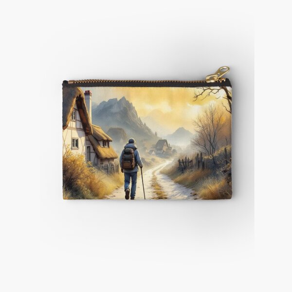 Item preview, Departure of the stage on the Way of Saint James (Saint-Jean-Pied-de-Port region) designed and sold by jefboutique6150.