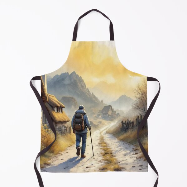 Item preview, Departure of the stage on the Way of Saint James (Saint-Jean-Pied-de-Port region) designed and sold by jefboutique6150.