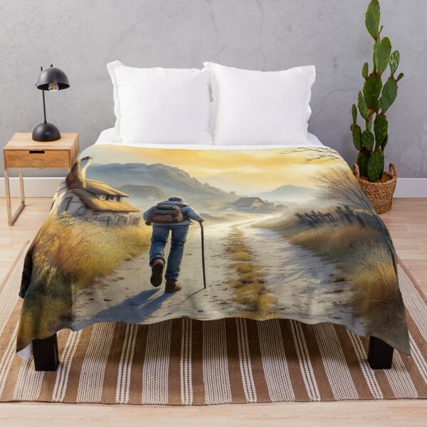 Item preview, Departure of the stage on the Way of Saint James (Saint-Jean-Pied-de-Port region) designed and sold by jefboutique6150.