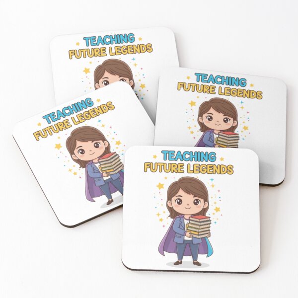 Item preview, Teaching Future Legends – Funny Superhero Teacher Design | Motivational Educator Gift designed and sold by ArtiVibeAura.