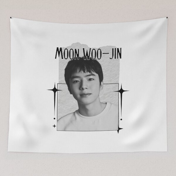 Item preview, Moon Woo-jin (문우진) Korean Actor K-Drama Scrapbook Collage Cozy Y2K Vintage Design designed and sold by HELL0WBELLO.