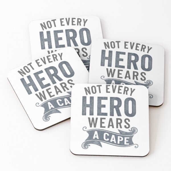 Item preview, Not Every Hero Wears a Cape – Vintage Typography Design designed and sold by Artaprintly.