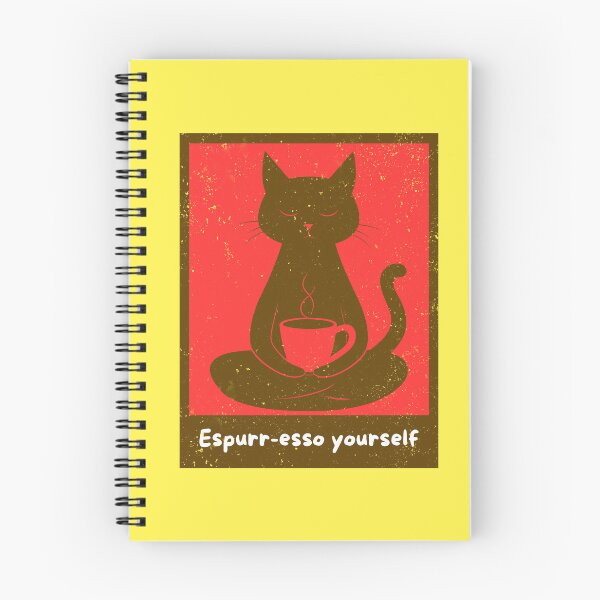 Item preview, Espurr-esso Yourself – Funny Coffee Cat Art designed and sold by FrancophileFun.