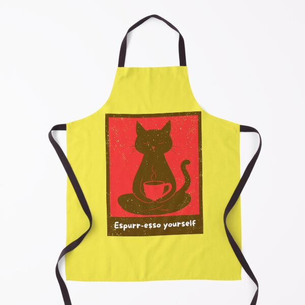 Item preview, Espurr-esso Yourself – Funny Coffee Cat Art designed and sold by FrancophileFun.