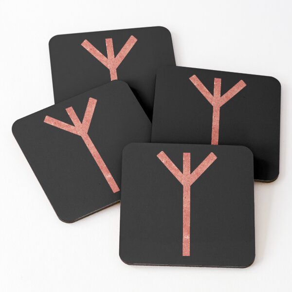 Item preview, Algiz - fifteenth rune in the Futhark Alphabet. designed and sold by NextDoorToMe.