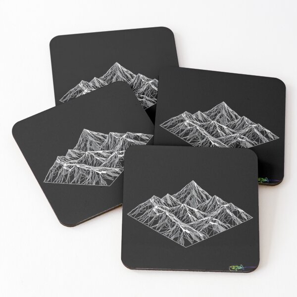 Item preview, Floating Peaks — Minimal Mountain Op Art Design designed and sold by Benito Del Ray.