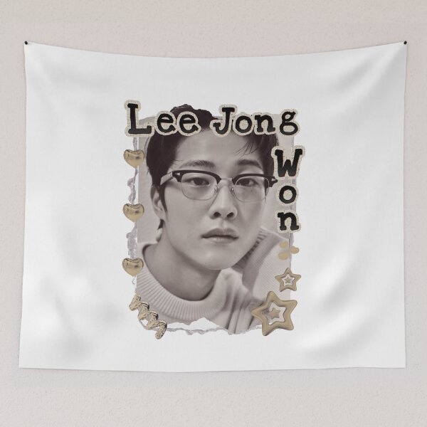 Item preview, Lee Jong Won Korean Actor K-Drama Scrapbook Collage Cozy Y2K Vintage Design designed and sold by HELL0WBELLO.