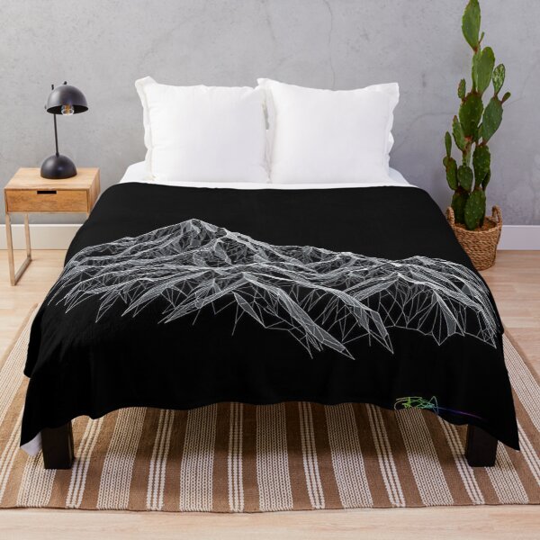 Item preview, Luminous Range — Black & White Op Art Landscape designed and sold by Benito Del Ray.