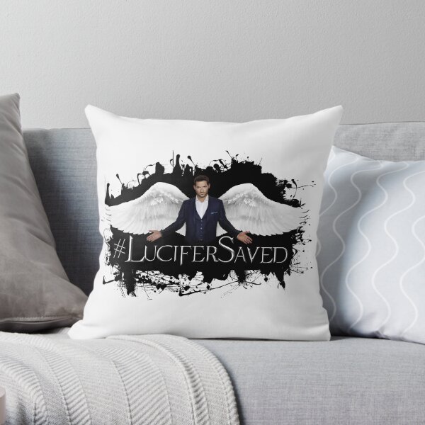 #LuciferSaved Throw Pillow