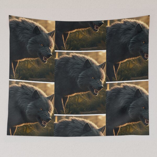 Item preview, Dire wolf  designed and sold by HuntsmithMerch.