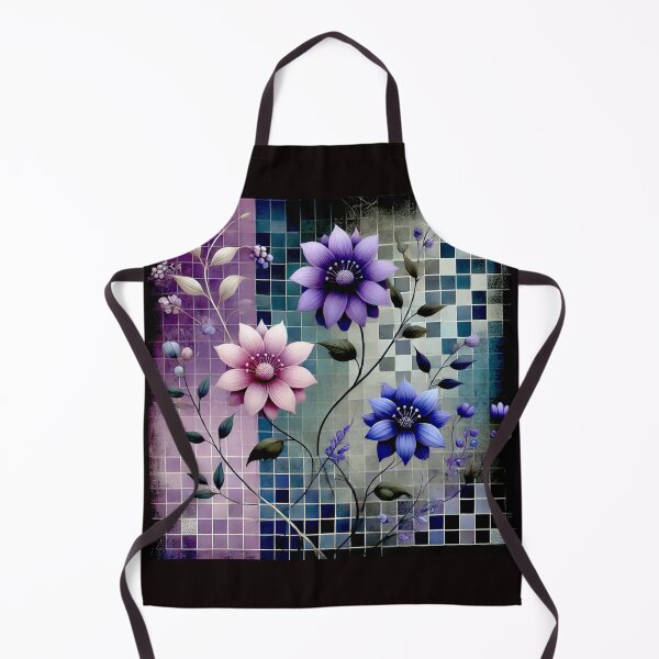 Item preview, Flowers, pixels and lilacs designed and sold by Helios Be. Lavsh.