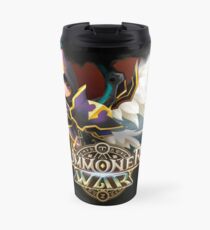 Artamiel and Fermion - Light Archangel between Dark Archangel - Summoners War Travel Mug