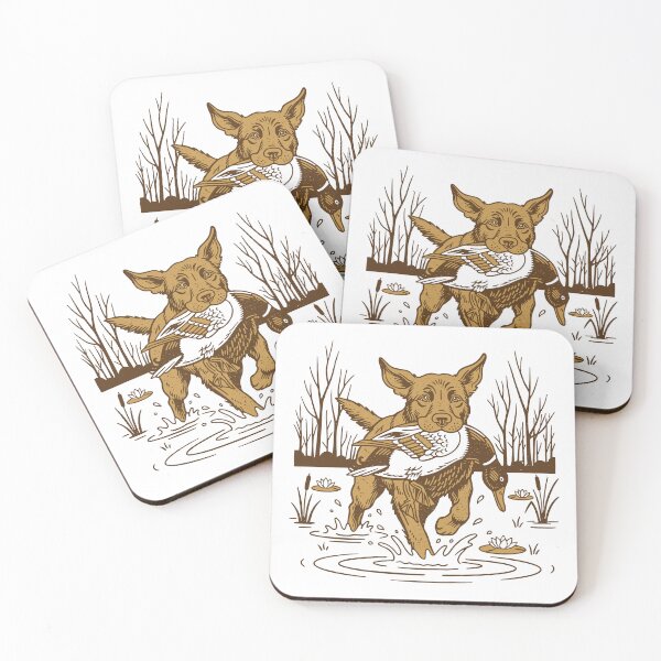 Item preview, A Hunting Dog with a duck designed and sold by Serge Inker.