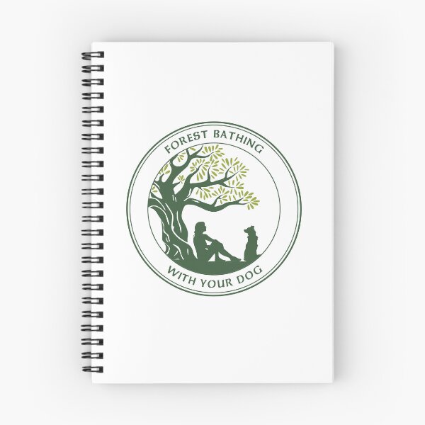 Item preview, Forest Bathing with Your Dog (Two tone green) designed and sold by NadineMazzola.