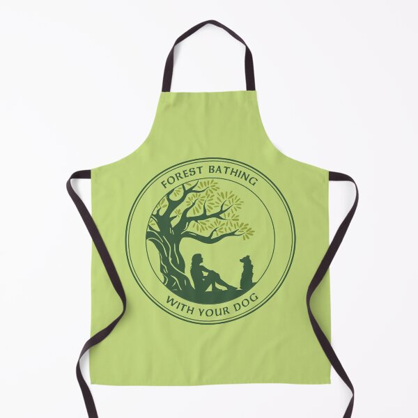 Item preview, Forest Bathing with Your Dog (Two tone green) designed and sold by NadineMazzola.