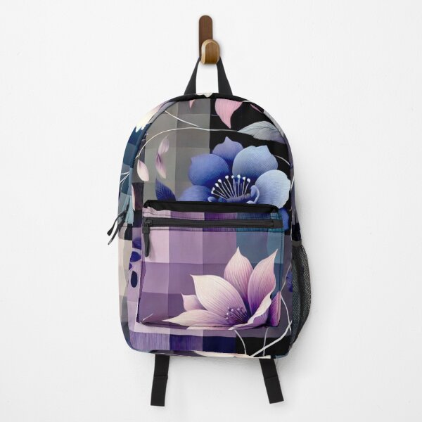 Item preview, Flowers, pixels and lilacs#1 designed and sold by Helios Be. Lavsh.