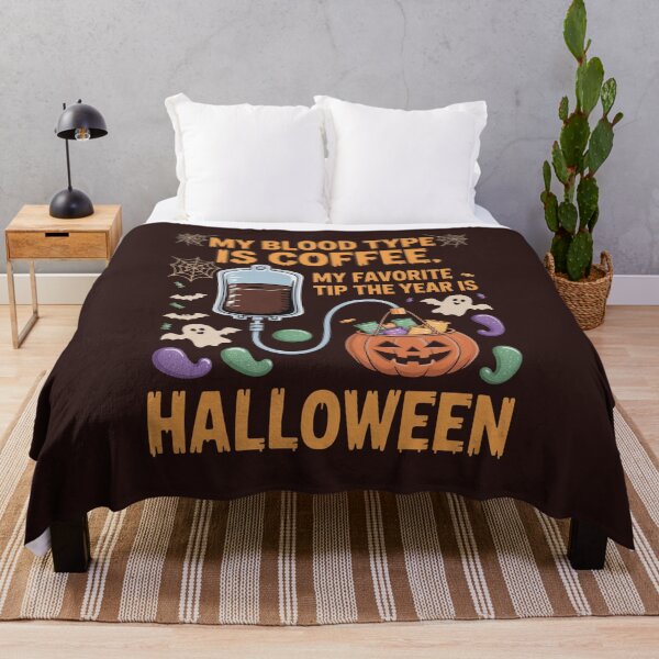 Item preview, Coffee Blood Type Halloween Tee designed and sold by PrintAtelier.