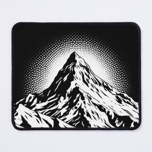 Item preview, Radiant Summit — Illuminated Mountain Op Art designed and sold by Benito Del Ray.