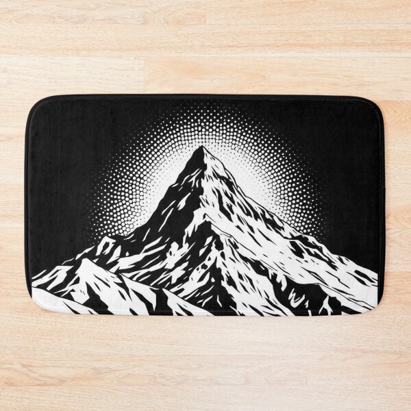 Item preview, Radiant Summit — Illuminated Mountain Op Art designed and sold by Benito Del Ray.