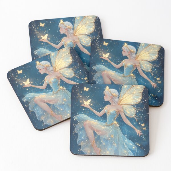 Item preview, Magic Opalite Fairy with Glowing Butterfly – Enchanting Fantasy  designed and sold by Ditstyle.