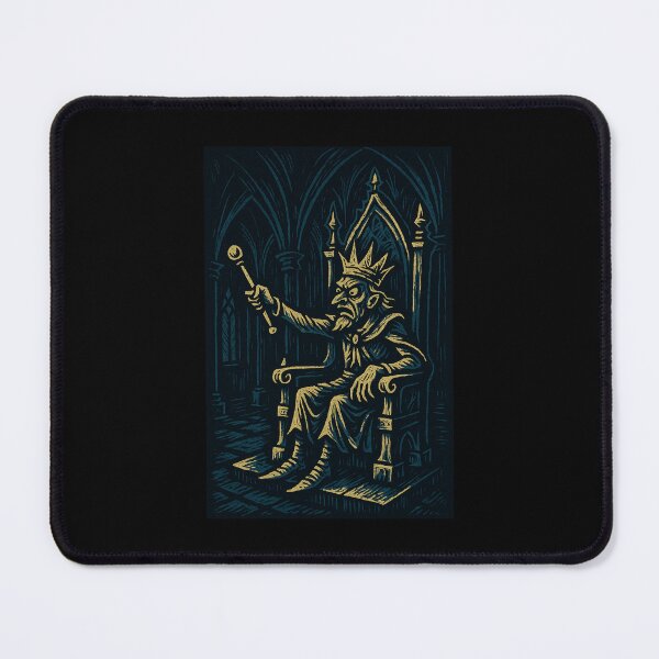 Item preview, Castlecore – Ire of the Old King – Woodcut Illustration • Vintage Print Aesthetic designed and sold by JacobKAurumhead.