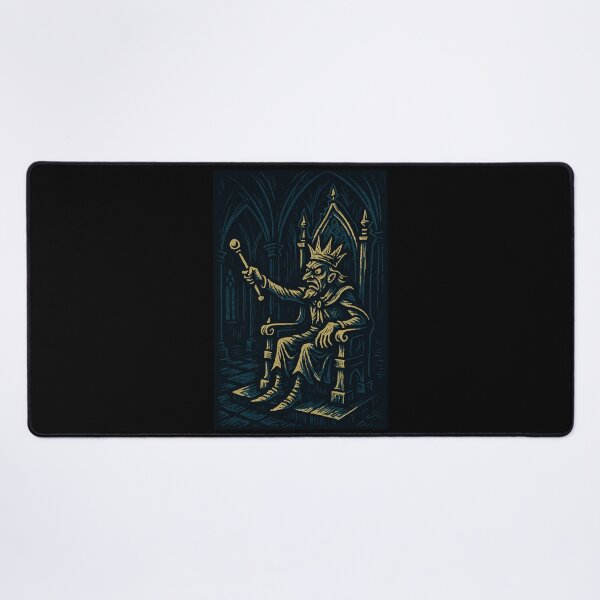 Item preview, Castlecore – Ire of the Old King – Woodcut Illustration • Vintage Print Aesthetic designed and sold by JacobKAurumhead.