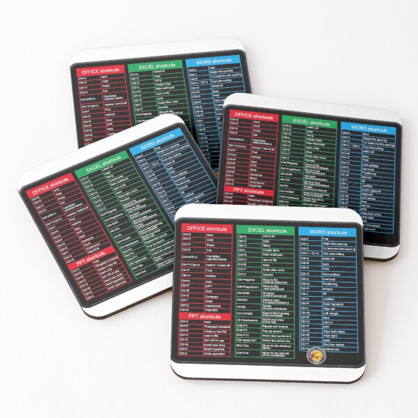 Item preview, OFFICE SHORTCUTS designed and sold by ZOOP ART.