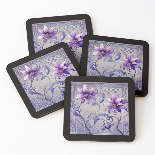 Item preview, Flowers, pixels and lilacs#2 designed and sold by Helios Be. Lavsh.