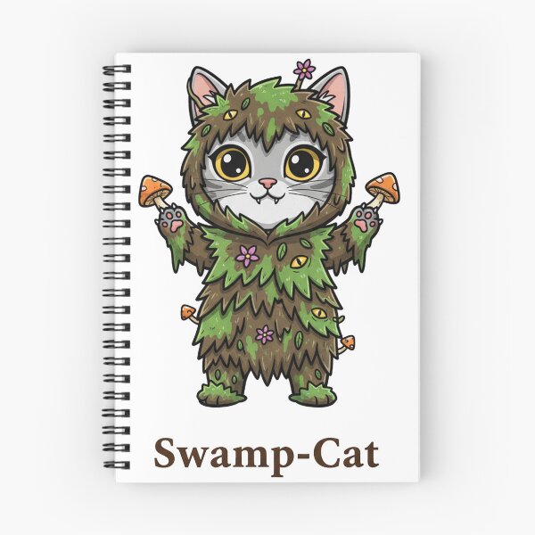 Item preview, Swamp Creature Cat designed and sold by KarazuStudio.
