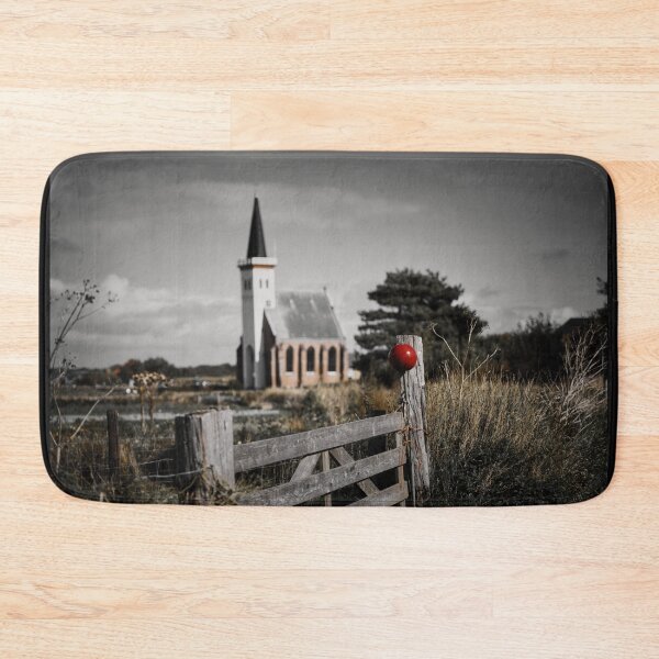 Item preview, Fence in front of the Hoornder Church in Den Hoorn on Texel designed and sold by Ruhrpottpicture.