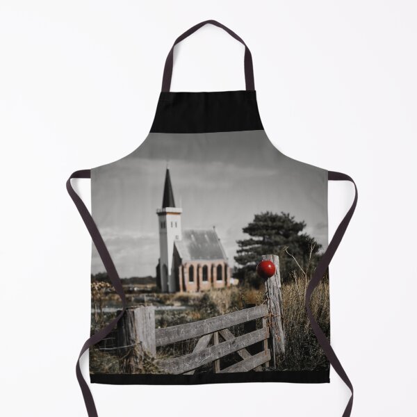 Item preview, Fence in front of the Hoornder Church in Den Hoorn on Texel designed and sold by Ruhrpottpicture.