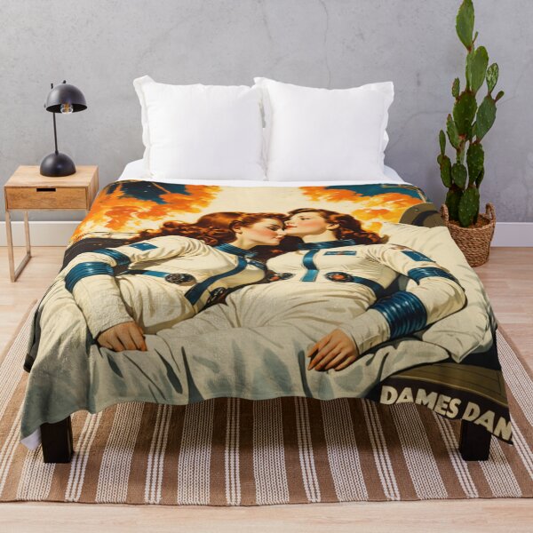 Item preview, Dames dans L'Espace 6; AI Retro Aesthetic designed and sold by NickWhittleArt.