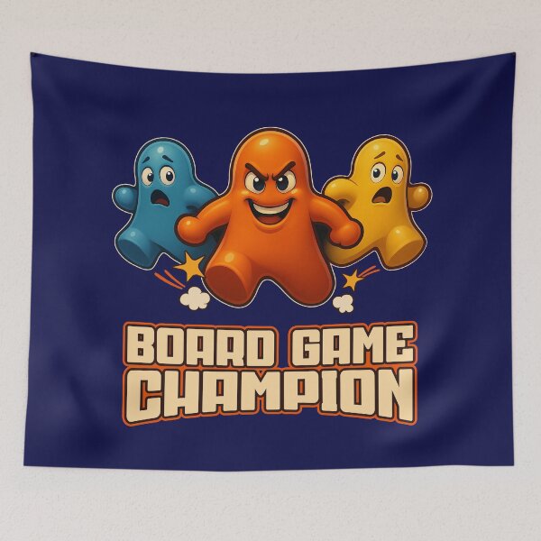 Item preview, Board Game Champion Funny Meeple designed and sold by Infinitee8hirts.