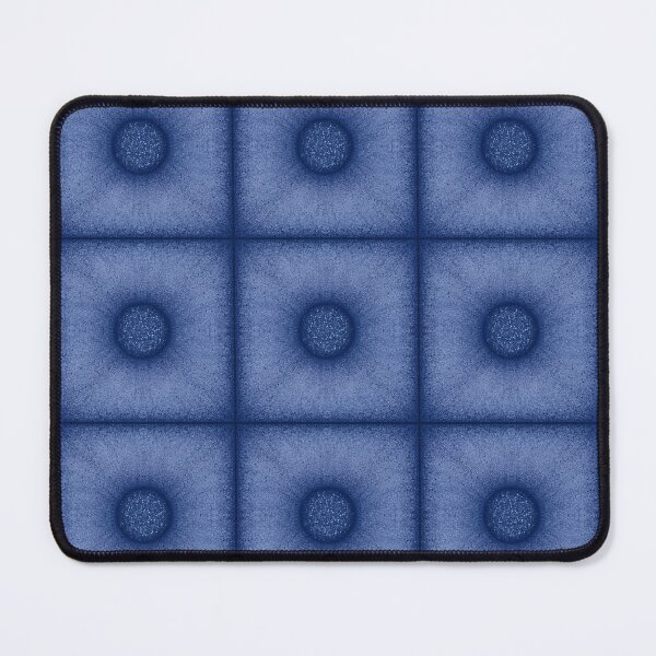 Item preview, "Pouf" tile pattern in chambray color designed and sold by Cherevan.