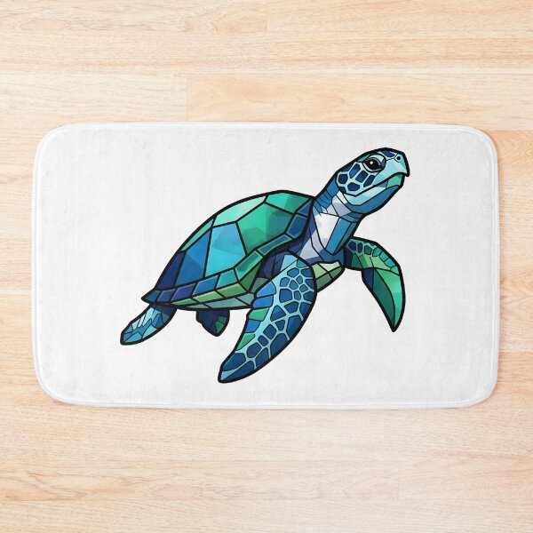 Item preview, Mosaic Turtle Art | Sea Turtle Geometric Design  designed and sold by dfranc.