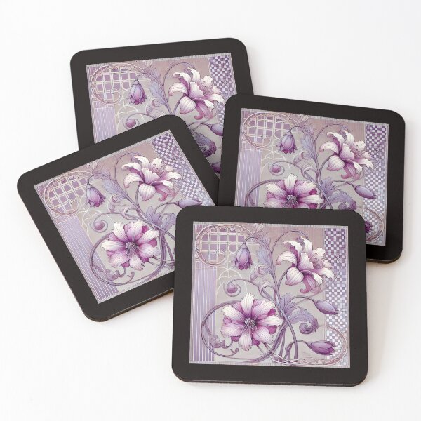 Item preview, Flowers, pixels and lilacs#3 designed and sold by Helios Be. Lavsh.