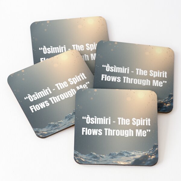 Item preview, “Òsìmiri – The Spirit Flows Through Me” designed and sold by KingIgboDesign1.