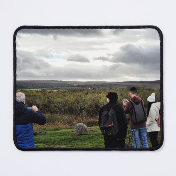 Item preview, Tourists view a memorial stone at Culloden Battlefield, Scotland designed and sold by Richard Flint.